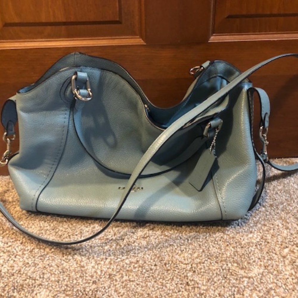 Coach Blue Crossbody Purse